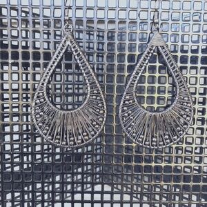 Gunmetal French Hook Earrings